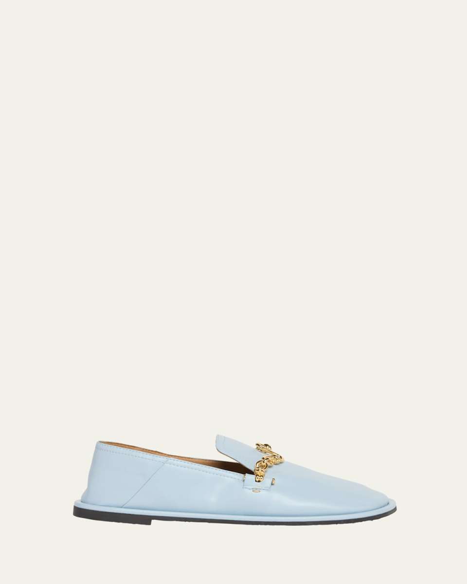 Ryder Vegan Leather Chain Loafers